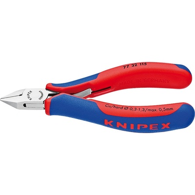 KNIPEX Kleště boční štípací pro elektroniku 115 mm, špičaté čelisti, knipex 7732115