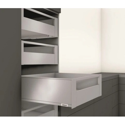 Blum K-Blum Legrabox zásuvka C pure 270 mm/40 kg Blumotion/TOB sivá vnútorný reling