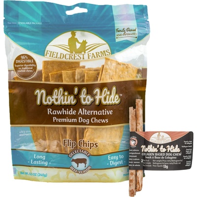 Fieldcrest Farm Brazílie Nothin' to Hide Hovězí Flip Chips 15 cm 8 ks 240 g