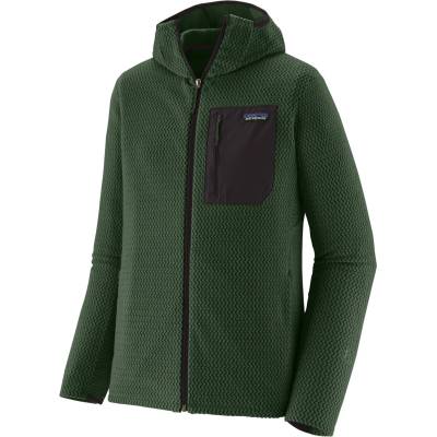 Patagonia Мъжко поларено яке Patagonia R1 Air Full-Zip Hoody Fleece jacket - Treeline Green - размер S (005-6417-1212)