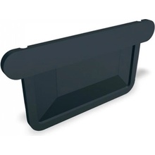 Prefa Čelo žlabu hranaté hliníkové Ø 86 mm P10 RAL 7016 antracit