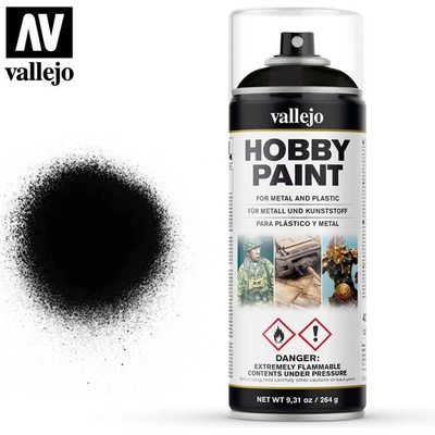 Vallejo Aerosol 28012 Black Primer 400 ml. – Zboží Dáma