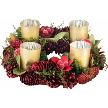 MagicHome Vianoce červený 30 cm