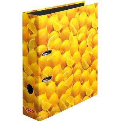 Herlitz Pořadač pákový A4 - 8 cm - Citrony - 10546901