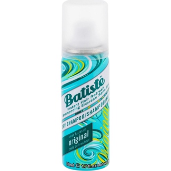 Batiste Fragrance Original suchý šampón pre všetky typy vlasov Clean & Classic Instant Hair Refresh For All Hair Types 200 ml