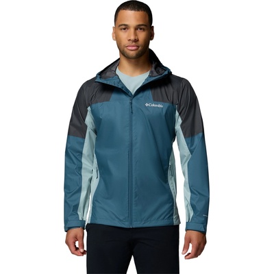 Columbia Непромокаемо яке Columbia Men's Inner Limits Hooded DWR Waterproof Jacket - Blue