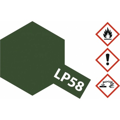 Tamiya Farba Lacquer Color LP-58 NATO Green 10ml