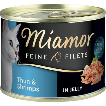 Miamor Feine Filets Tuniak & Krevety v želé 24 x 185 g