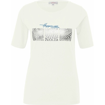 s.Oliver Dámske tričko RL T-SHIRT biela