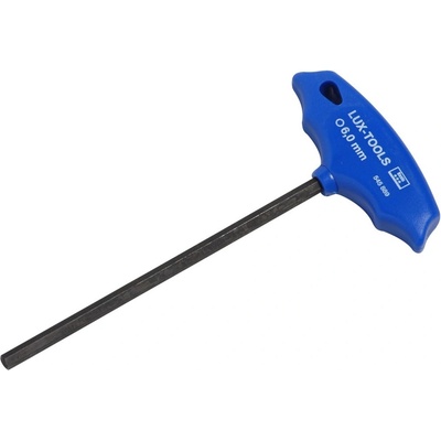 LUX-TOOLS Kľúč na vnútorný šesťhran s T-rukoväťou 6 mm x 150 mm Classic