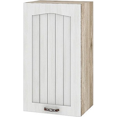 ИРИМ Горен кухненски шкаф Сити АРФ-Бяло фладер-04-52 ляв 40 см