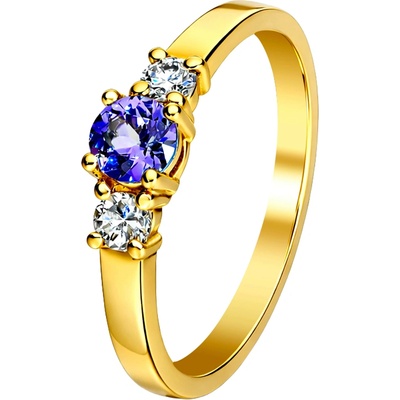 Zlaton Prsten žluté zlato s kamenem s diamanty N22102501261