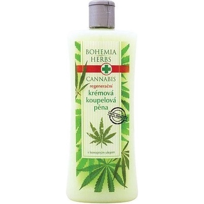 Bohemia Herbs Cannabis regenerační koupelová pěna 500 ml