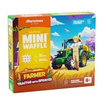 Marioinex Mini Waffle 50el Farmer Tractor with sprayer