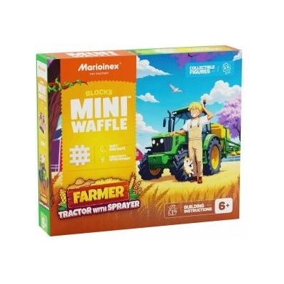 Marioinex Mini Waffle 50el Farmer Tractor with sprayer