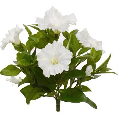 MF Umělá rostlina Petunie (25cm) - bílá