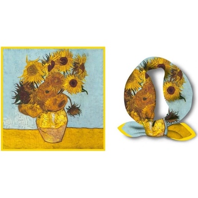 Bavlissimo šátek Van Gogh maluje obrazy Slunečnice