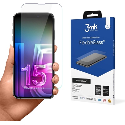 3mk Protection Скрийн протектор 3mk FlexibleGlass за Apple iPhone 15 Plus (KXG0073697)