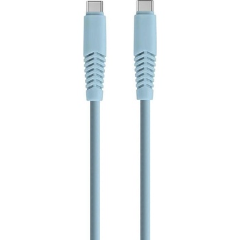 Setty кабел USB-C - USB-C 1.5 м, 2.1A светло син