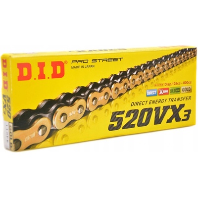 D.I.D Řetěz 520 VX3 118 – Hledejceny.cz