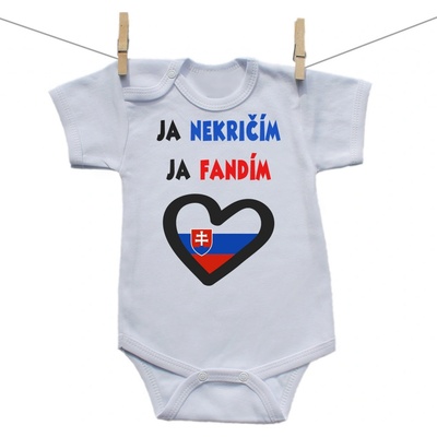 Body s krátkym rukávom Ja nekričím ja fandím
