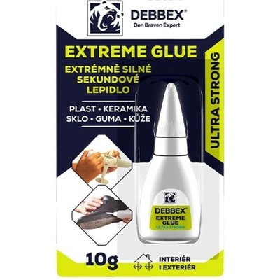 Debbex Extrémně silné sekundové lepidlo EXTREME GLUE 20 g