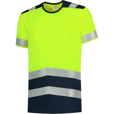 Tricorp unisex T-Shirt High Vis Bicolor fluorescenčná žltá T019714 M