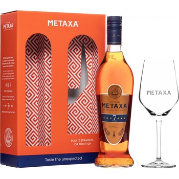 Metaxa 7* 40% 0,7 l (dárkové balení 2 sklenice)
