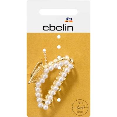 ebelin zlatá spona do vlasů s perlami 5 cm 1 ks