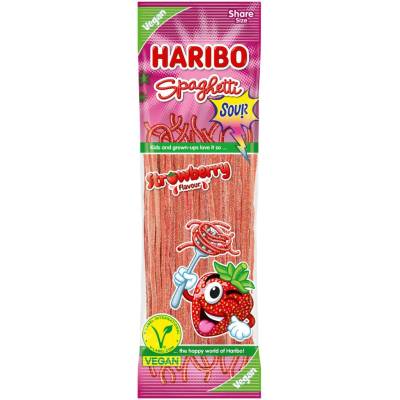 Haribo Spaghetti Strawberry Sour Vegan 200 g