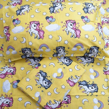 EmonaMall Детско спално бельо EmonaMall, Ранфорс, 3 части - Код S17909 (S17909)