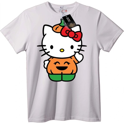 NOONEBRAND Тениска Hello Kitty Тиква - 3XL, White