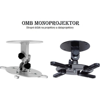 OMB Monoprojektor držák na projektory stropní (Stropní držák na projektory a dataprojektory, otočný, sklopný, univerzální, na 99% projektorů na trhu)