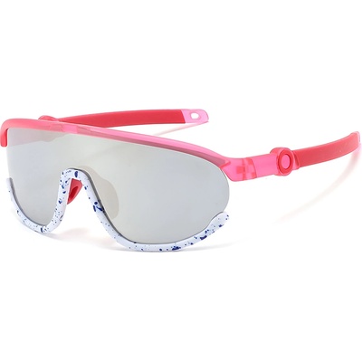 Techsuit Детски слънчеви очила Techsuit Kids Polarized Sunglasses (2025) - спортни, поляризирани, TR рамка - Розов