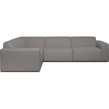 Scandic Сив ъглов диван (ляв ъгъл) Roxy - Scandic (Roxy 1,5+90+3 3 grey)