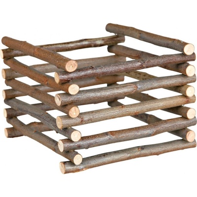Trixie Natural Living dřevěný přírodní stojan na seno 15 x 11 x 15 cm – Sleviste.cz
