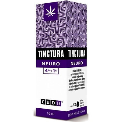 Cannabis Pharma CBDex Tinctura Neuro 4%+1% 10 ml