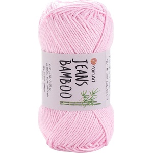 YARNART Jeans Bamboo 109 Light Pink Плетива прежда (Jeans Bamboo 109)