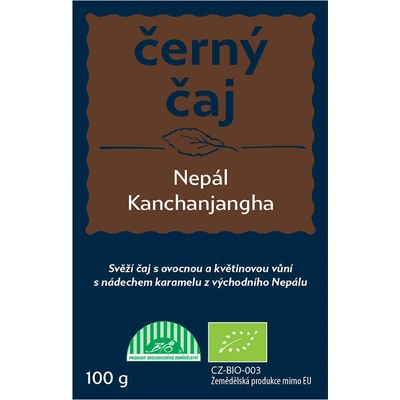 Fairobchod Bio černý čaj Nepál Kanchanjangha sypaný 100 g