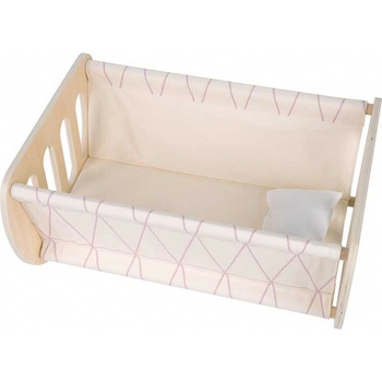 Classic World Дървено легло - люлка 2 в 1 за кукли (cw50547)