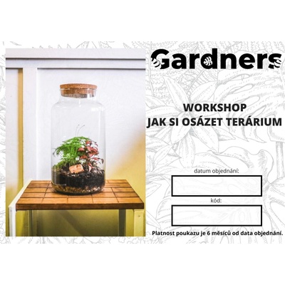 Gardners Workshop – Jak si osázet terárium (flexibilní termín)