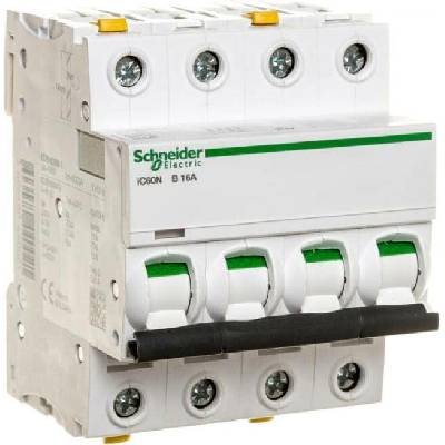 Schneider Electric A9F03416 Acti9 iC60N 4P 16A B 6kA