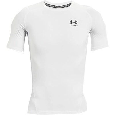 Under Armour Тениска Under Armour UA HG Armour Comp SS-WHT Бял Velikost 3XL