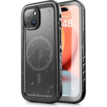 Tech-Protect Shellbox MagSafe IP68 Waterproof Case - ударо и водоустойчив кейс с MagSafe за iPhone 15 Plus (черен)