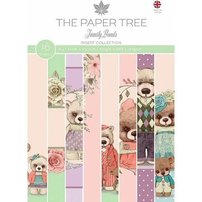 Creative World of Crafts Sada jednostranných papírů A4 16 ks - Family Bonds č.1187