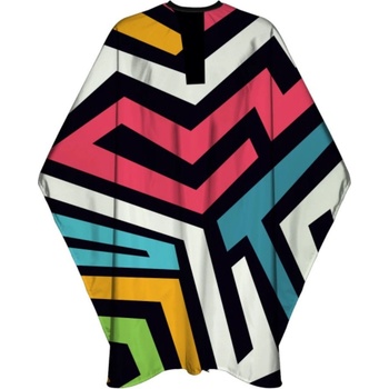 Marmara Barber Capes pláštenky na strihanie vzorované na háčik BCP-FNK FUNKY COLORS