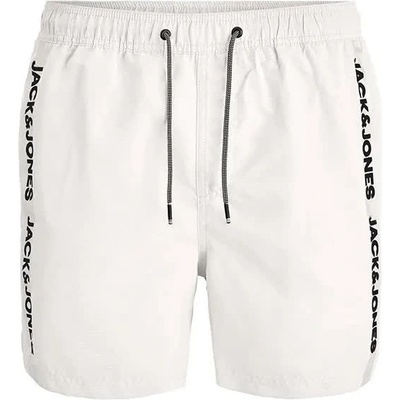 JACK & JONES Бански гащета Jack & jones Bali Logo Tape swimming shorts - White (White / Detail White Tape With Black)