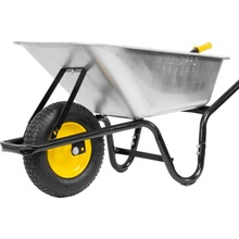 Fúrik Strend Pro Premium Fortis BLACK ES, koleso PN nafukovacie, Zn, 85 lit, max. 250kg (demont)