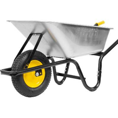 Fúrik Strend Pro Premium Fortis BLACK ES, koleso PN nafukovacie, Zn, 85 lit, max. 250kg (demont)