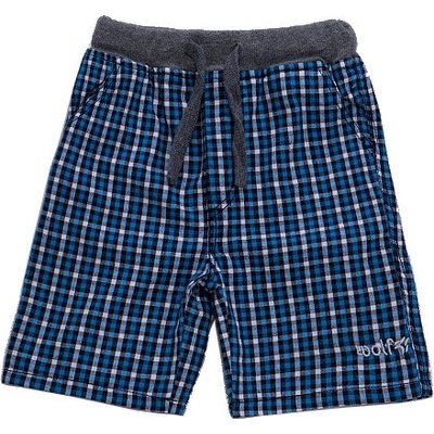 Wolf chlapecké kraťasy malá kostička modrá/černá/bílá